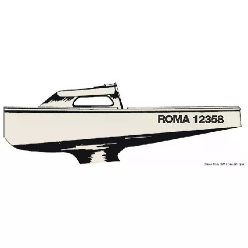 Lettere bianche N 20 cm 54.532.10BI-N