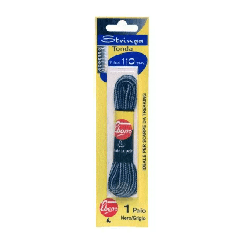 Ebano Stringa Sport Tonda Nero-Grigio P.1 Cm 110