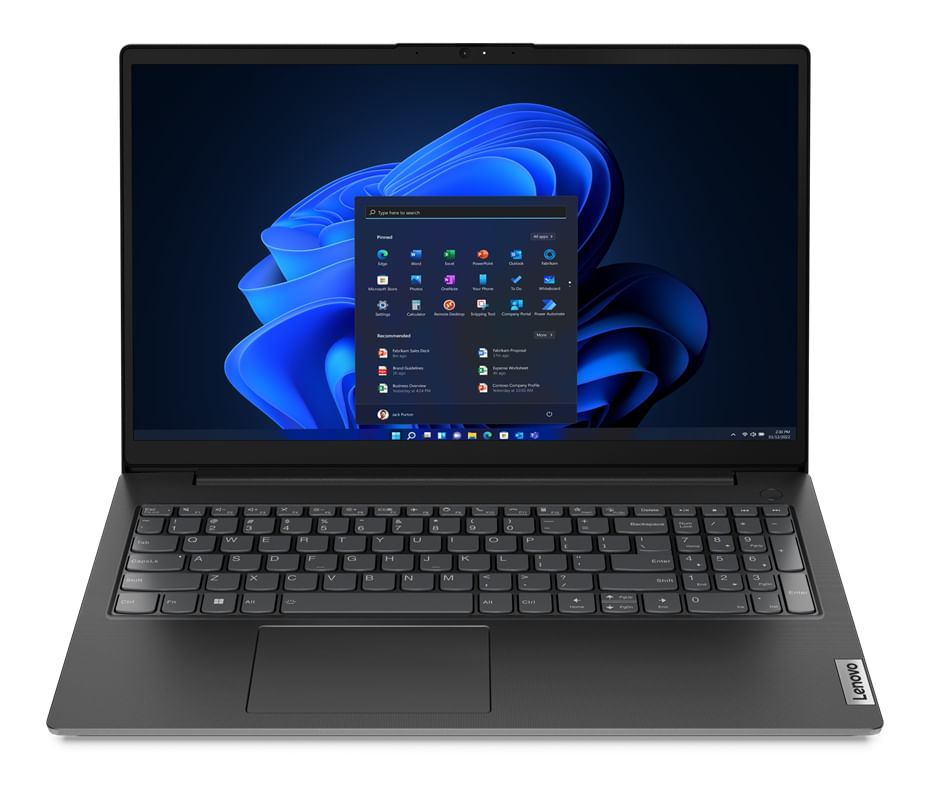 Lenovo V V15 Intel Core i3 i3-1215U Computer portatile 39,6 cm (15.6") Full HD 8 GB DDR4-SDRAM 256 GB SSD Wi-Fi 5 (802.11ac) Windows 11 Home Nero
