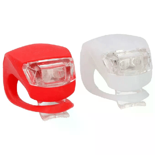 Dunlop Luce Bicicletta Led Silicone 2 Pezzi