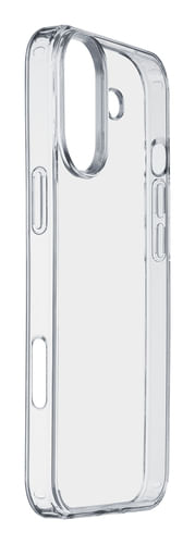 Cellular Line Cellularline Clear Strong - iPhone 16 Custodia rigida con bordi in gomma Cellularline Clear Strong - iPhone 16 Custodia rigida con bordi