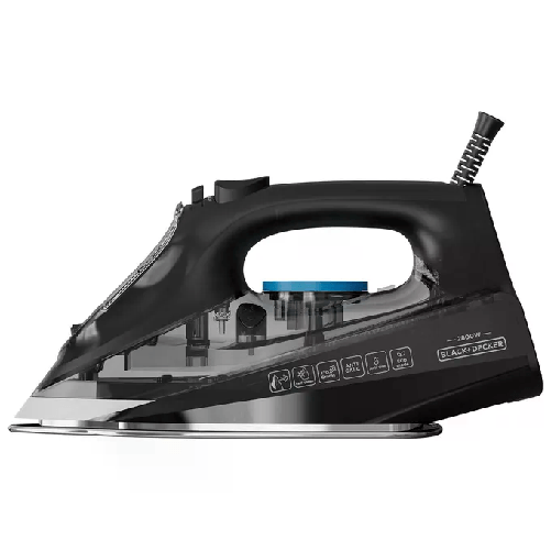 Black and Decker Ferro da Stiro a Vapore 2800W Piastra in Ceramica