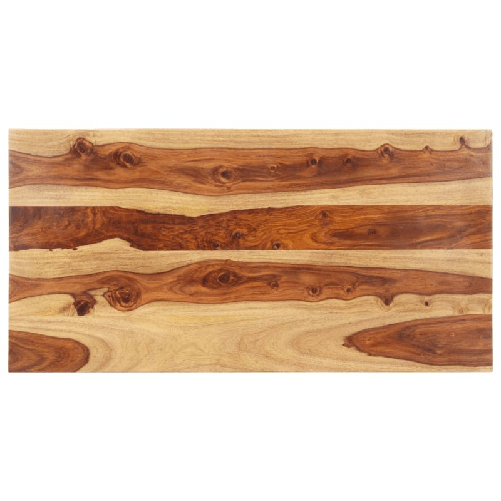 vidaXL Piano Tavolo in Legno Massello di Sheesham 25-27 mm 60x100 cm