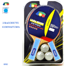 SET RACCHETTE PING PONG CON 3 PALLINE
