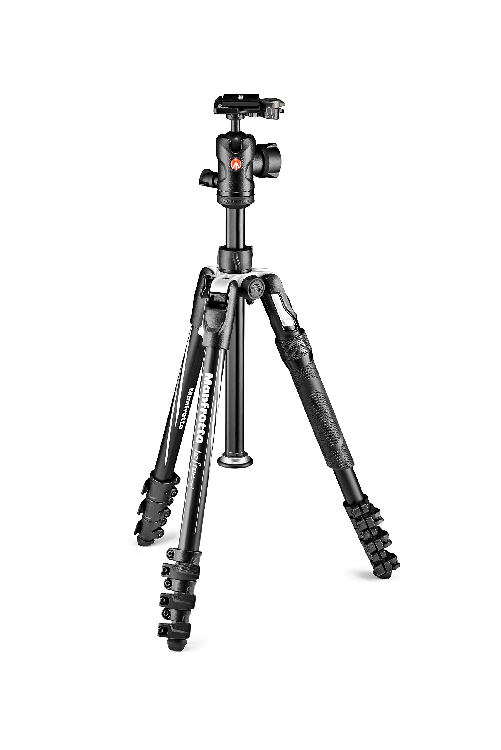 Manfrotto Befree 2N1 treppiede Fotocamere digitali/film 3 gamba/gambe Nero, Argento