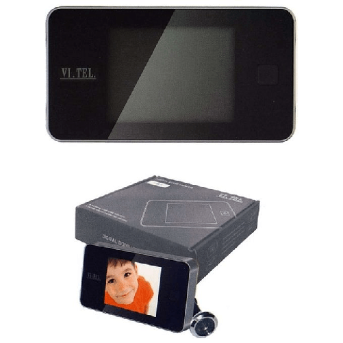 MandT 900 05075 Spioncino Ottone Senza Funzione Video 0.3 Megapixel 3,2 Pollici Per Porte 38 110 Mm