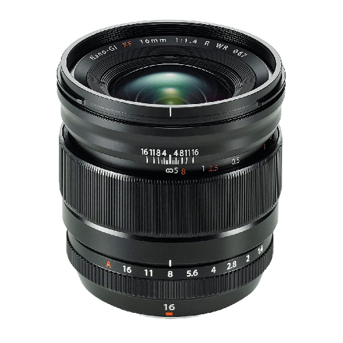 Fujifilm FUJINON XF16mmF1.4 R WR - Obiettivo Grandangolare 16mm, F1.4, Resistente Intemperie Fujifilm XF 16mm F/1.4 R WR SLR Obiettivo ampio Nero