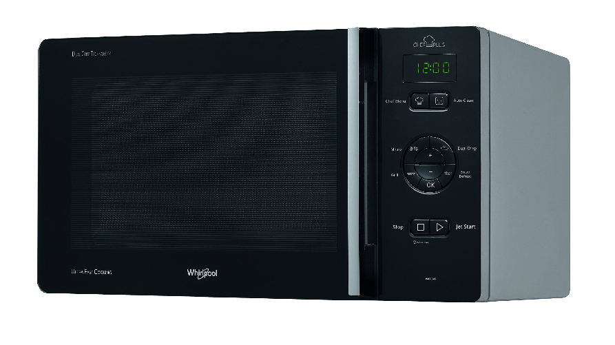 Whirlpool MCP 345 SL Forno a Microonde con Grill Capacita' 25 Litri Potenza 800 W Funzione Crisp Jet DeFrost Display Whirlpool Chef Plus Microonde a l