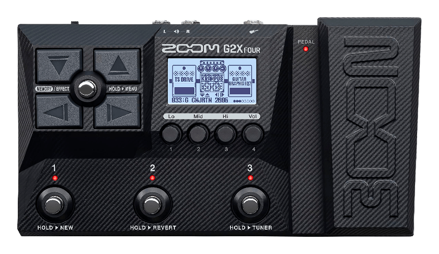 Zoom G2X Four - Pedaliera Multieffetto per Chitarra