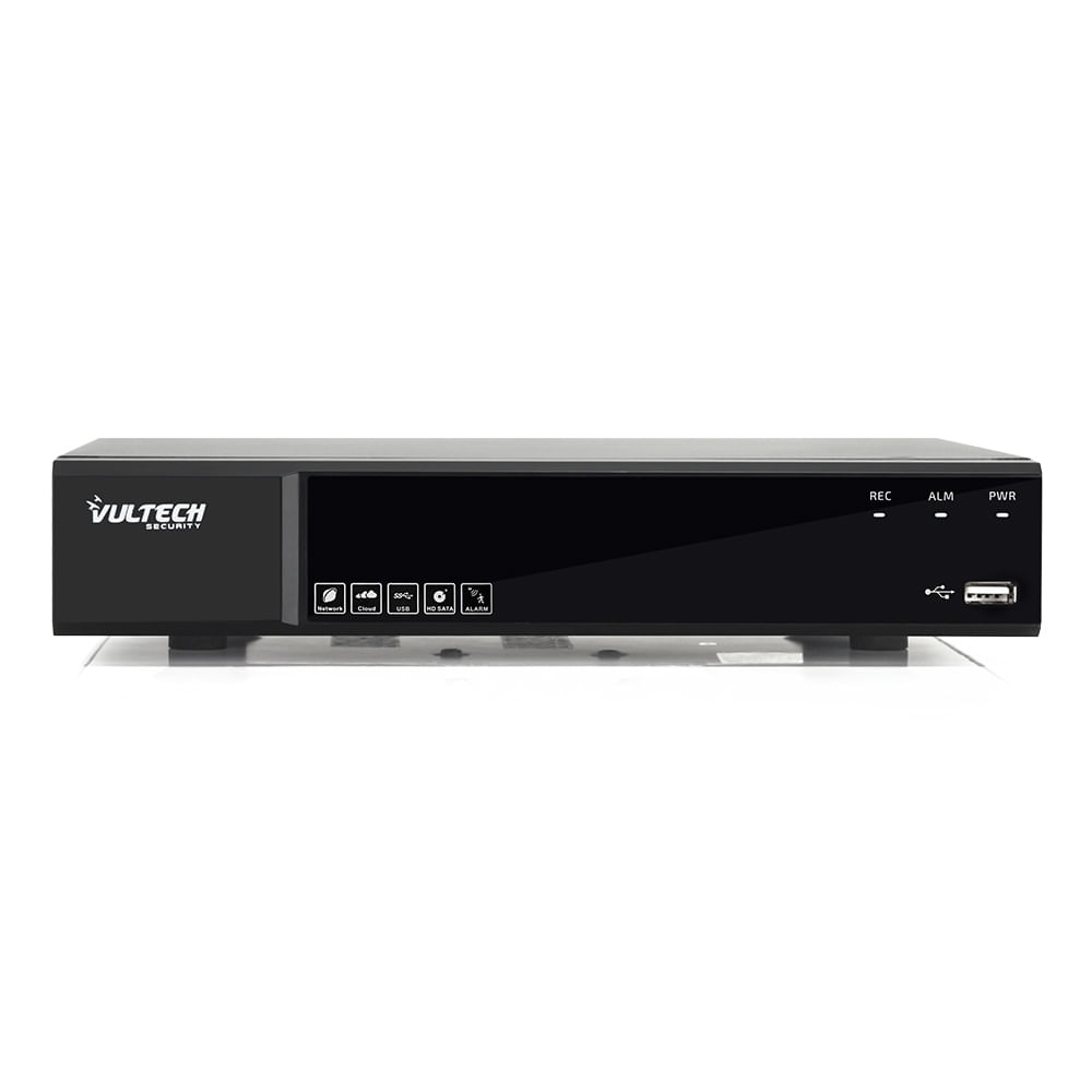 Vultech Security Network Video Recorder 8 Canali POE - 8MP UHD - H265