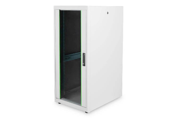 Digitus armadio 26 unita' 19'' per reti e server misure (a)1299 x (l)600 x 800 mm. colore grigio chiaro Digitus Armadio di rete serie Dynamic Basic