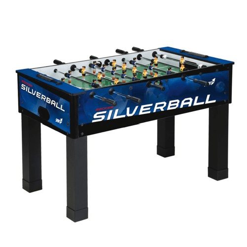 Sport One Biliardino Aste Telescopiche con Palline Regolamentare Calcetto Calciobalilla Mandelli Calcetto Silverball
