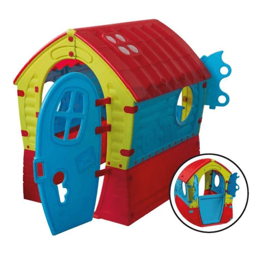 Sport One Casetta in Resina Plastica per Bambini da Giardino Esterno Gioco Bimbi Interno Mandelli Casetta Dream Hous.