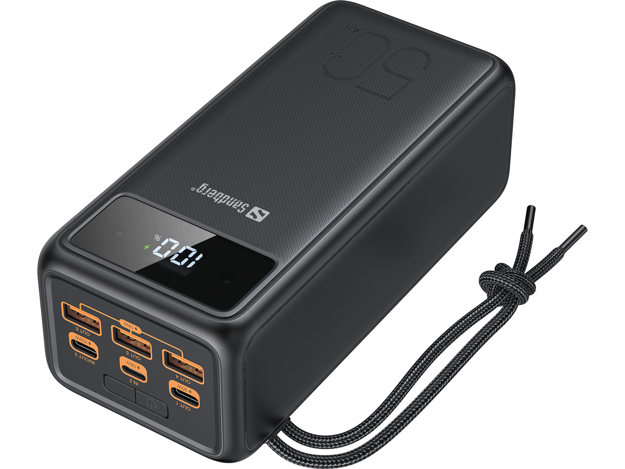 Sandberg 420-75 batteria portatile Ioni di Litio 50000 mAh Nero