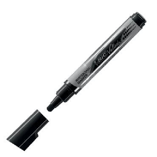 Bic Marcatore pizarra bica velleda - punto largo - inchiostro liquido - eliminazione ottimale - colore nero BIC Velleda Liquid Ink Tank evidenziatore