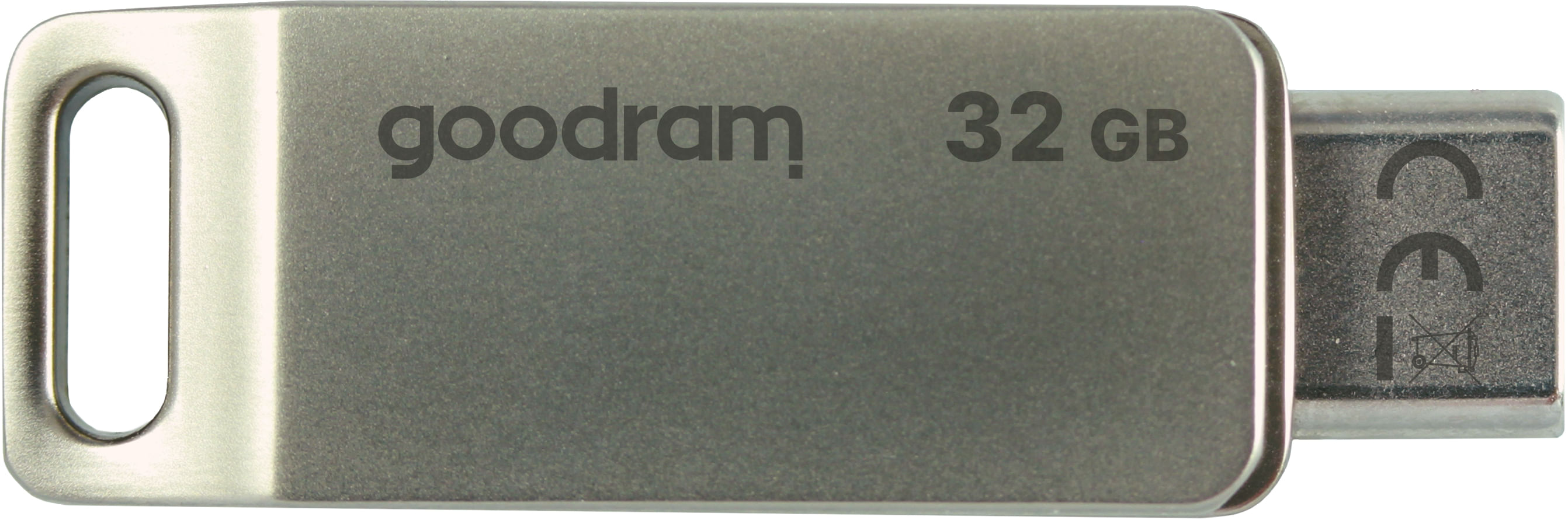 Goodram ODA3 unità flash USB 32 GB USB Type-A / USB Type-C 3.2 Gen 1 (3.1 Gen 1) Argento