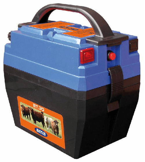 Elettrificatore per recinti elettrici Ama Ranch BT30 da 9V