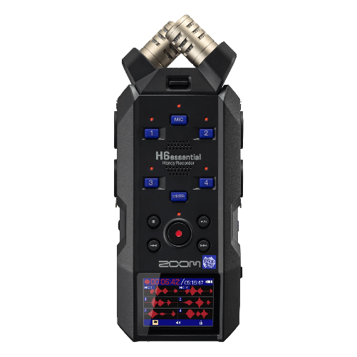 Zoom H6essential - Registratore Vocale Professionale con 6 Tracce Zoom H6ESSENTIAL registratore audio digitale 32 bit Nero