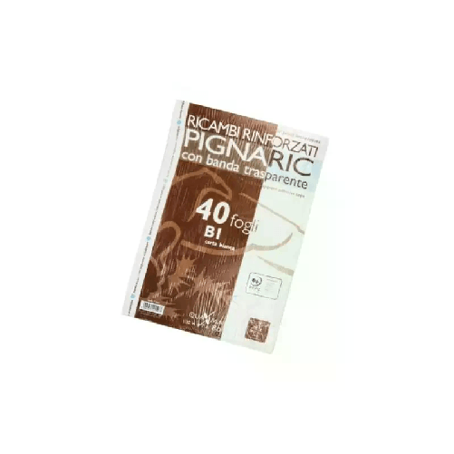40x Fogli di ricambio rinforzati per raccoglitore by pigna A4 80g bianchi - BI