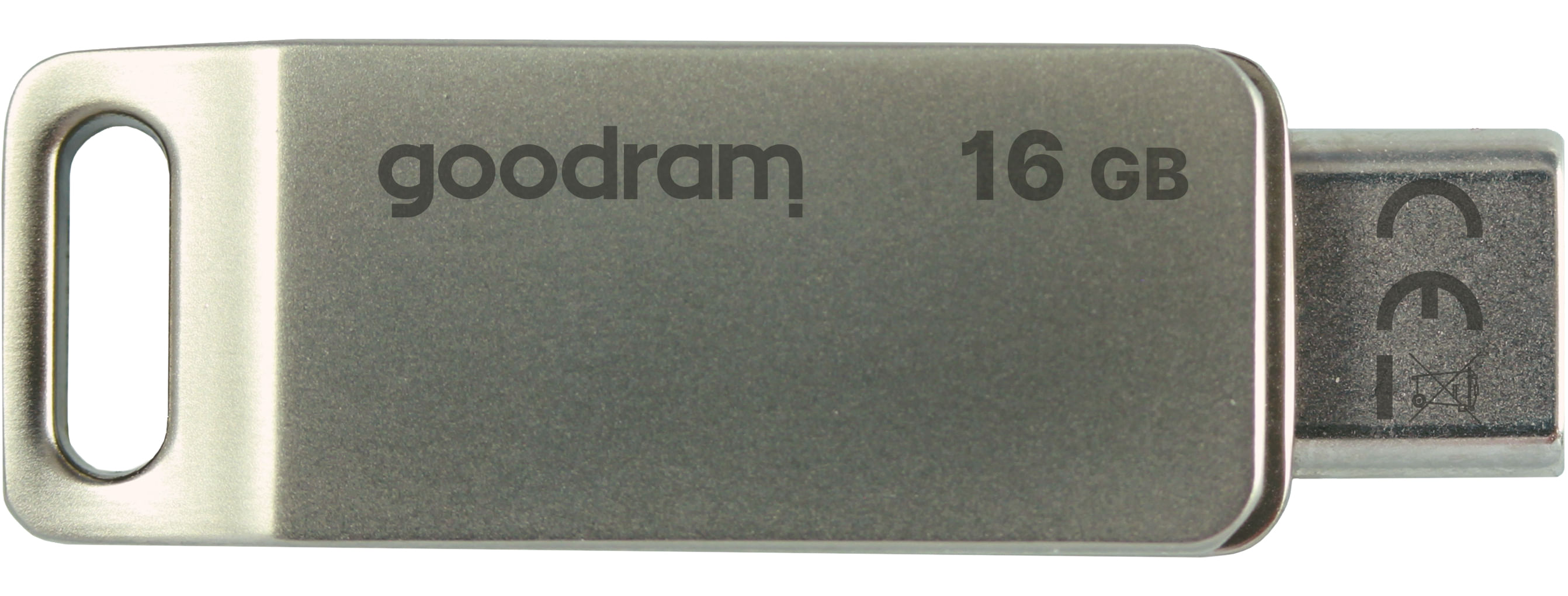 Goodram ODA3 unità flash USB 16 GB USB Type-A / USB Type-C 3.2 Gen 1 (3.1 Gen 1) Argento