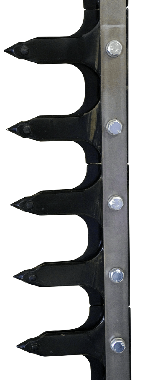 Dentiera 14 denti lunghezza 2,05 mt adattabile a Gaspardo FBR 13013770 Confezione da 1pz