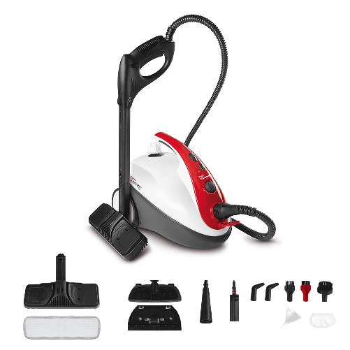 Polti PTEU0268 Vaporetto Smart 30_R Pulitore a Vapore Capacita' 1,6 Litri Potenza 1800 W Bianco-Rosso Polti Vaporetto Smart 30_R Pulitore a vapore cil