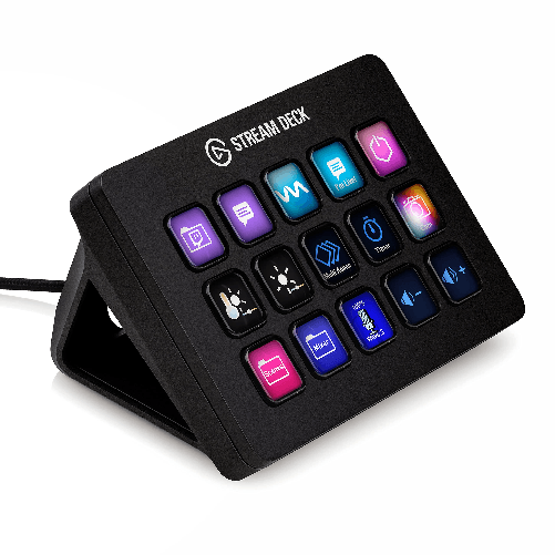 Elgato Stream Deck MK.2 – Controller da studio con 15 tasti macro Elgato Stream Deck MK.2 Nero 15 pulsanti