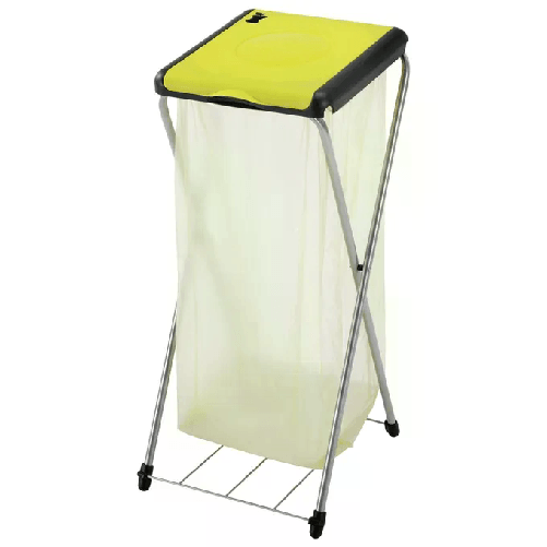 Gimi Portarifiuti Nature plus 1. per una Raccolta Differenziata Semplice e Pratica Gimi Nature Plus 1 Rettangolare Resina, Acciaio Colori assortiti