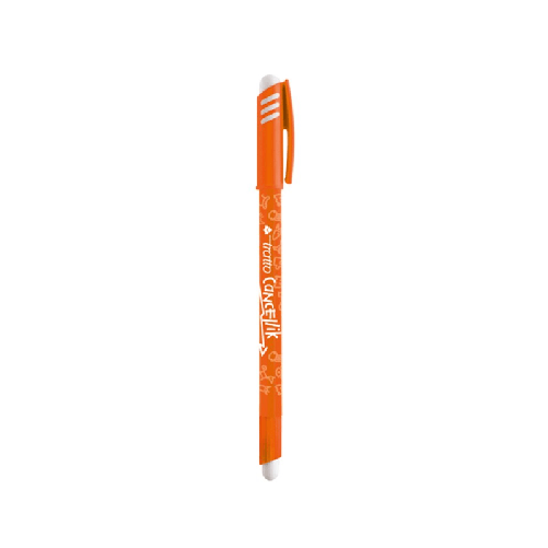 Fila F.I.L.A. Penna Cancellabile Tratto Cancellik Arancione - Diametro Punta 0,4Mm - Confezione Da 12 Pezzi FILA Penna TRATTO Cancellik arancio
