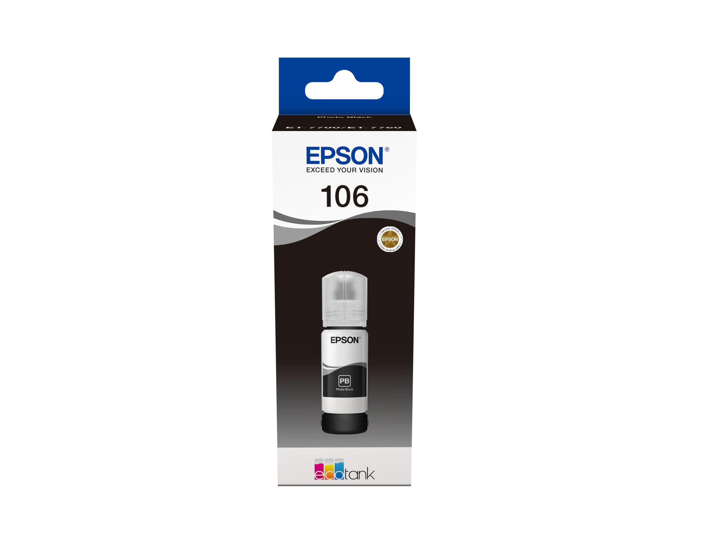 Epson C13T00R140 nero foto flacone da 70ml per ecotank et-7700 et-7750