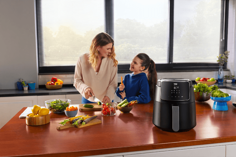Beko FRL 2244 B friggitrice Singolo 3,9 L Indipendente 1500 W Friggitrice ad aria calda Nero