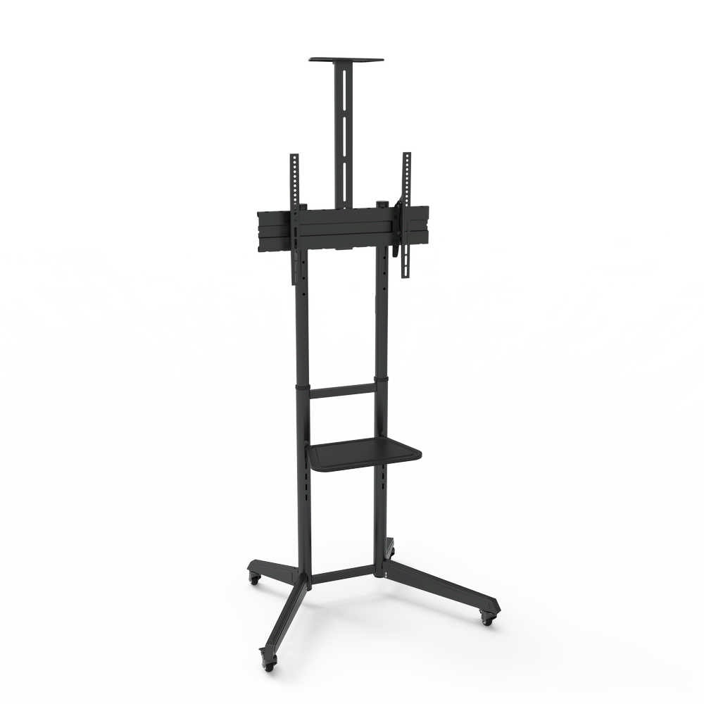 Napofix Staffa Pavimento Tv Fino 600X400 Npf10313 Load 50Kg Con Ruote Napofix VWA1105B Supporto TV a parete 177,8 cm (70") Nero