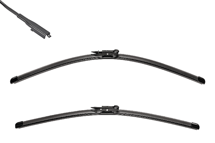 Valeo Silencio Flat Blades, spazzole tergicristallo - VF417 - 700 + 650 mm - 2 pz Valeo 1913322 porta, finestrino e componente per auto Tergicristallo