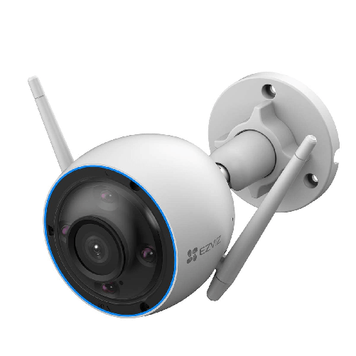 Ezviz H3 2K Telecamera WiFi da Esterno in lega di alluminio, visione Notturna a colori, Difesa Attiva EZVIZ H3 2K Sferico Telecamera di sicurezza IP E