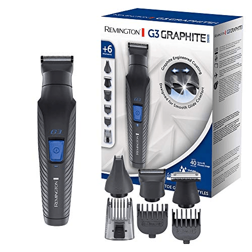 Remington Rasoio per depilazione e per Capelli Remington Graphite Series PG3000 Remington PG3000 rasoio da uomo Nero