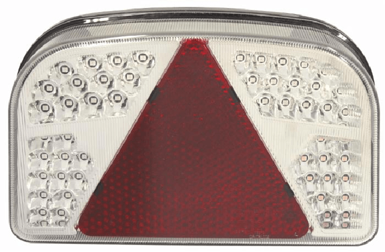 Fanale posteriore sx a 53 LED 12V 243,6x148,5x48mm Confezione da 1pz