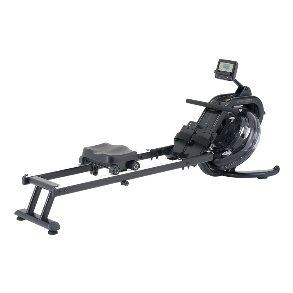 TOORX RWX3000 Vogatore ad acqua con display LCD e ricevitore fascia cardio integrato Toorx RWX-3000 vogatore Pistone idraulico