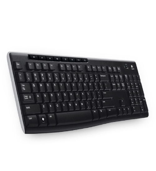 Logitech Wireless Keyboard K270 tastiera Casa RF Wireless QWERTY US International Nero