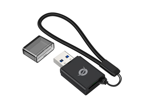 Conceptronic BIAN07B Lettore Schede USB 3.2 MicroSD-SDHC-SDXC Nero Portatile 5Gbps Conceptronic BIAN07B lettore di schede USB 3.2 Gen 1 (3.1 Gen 1) Ty