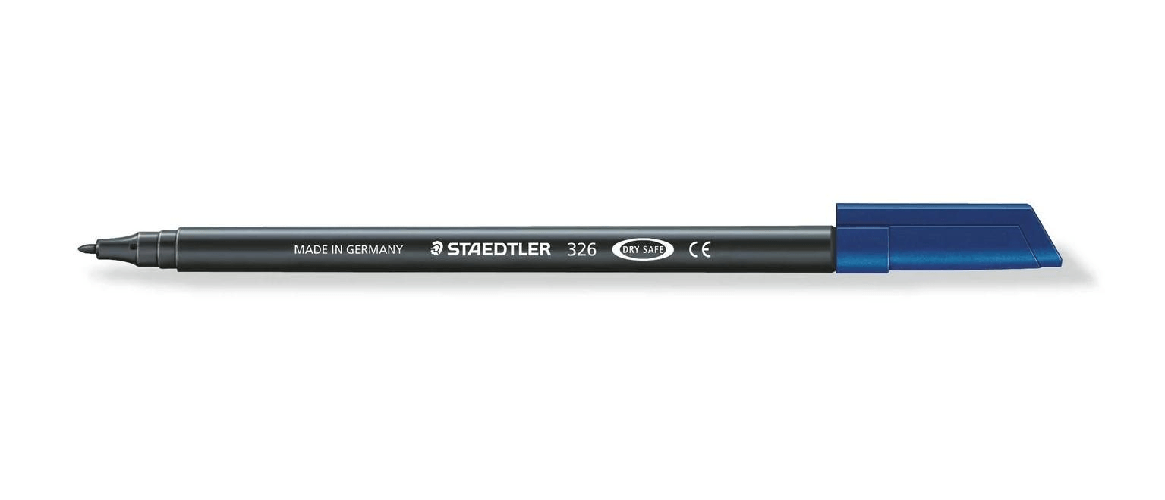 Staedtler STAEDTLELER NORIS 326 MARKER FINE SUGGERIMENTO - SCATA 1MM APPRO - BASSA ACQUA - COLORE NERO