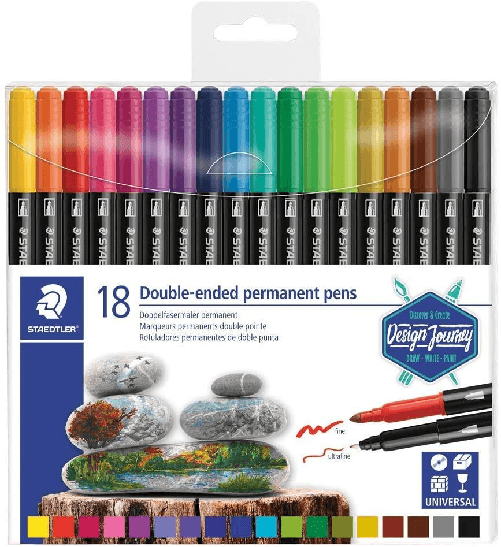 Staedtler 3187 marcatore permanente Multicolore 18 pz