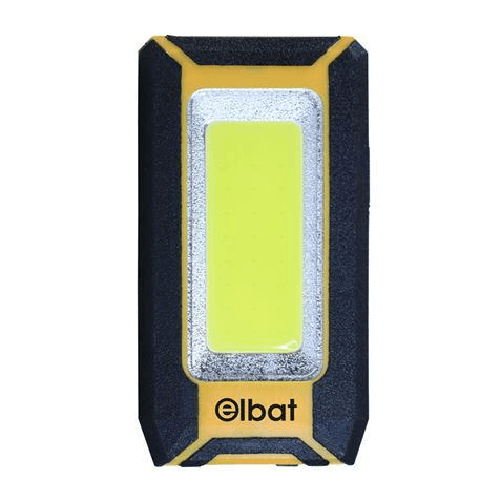 Torcia LED ricaricabile Elbat - Gancio e magnete - Cob 8W 500LM - Colore nero