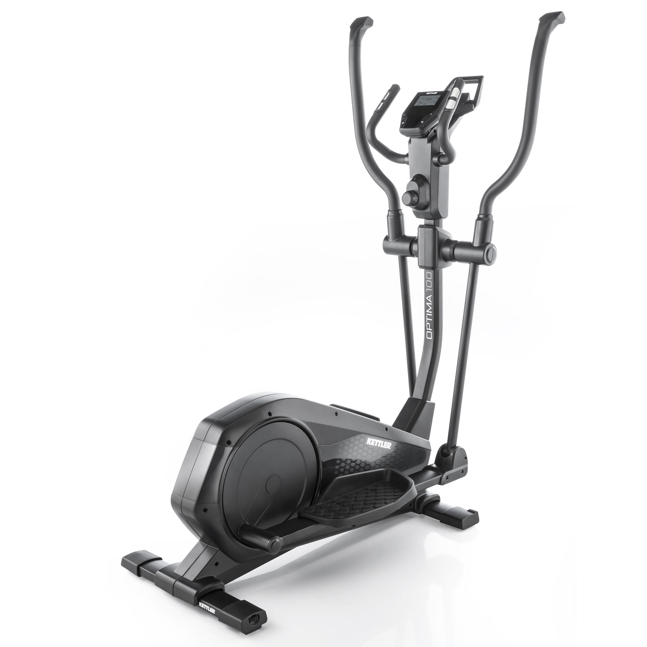 KETTLER OPTIMA 100 Ellittica Volano Posteriore 12kg CT1021-100 Kettler Optima 100 Tapis roulant magnetico Nero