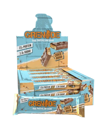 Grenade barrette proteiche 12 x 60g Chocolate Chip Cookie Dough Grenade 5060811382387 barretta proteica