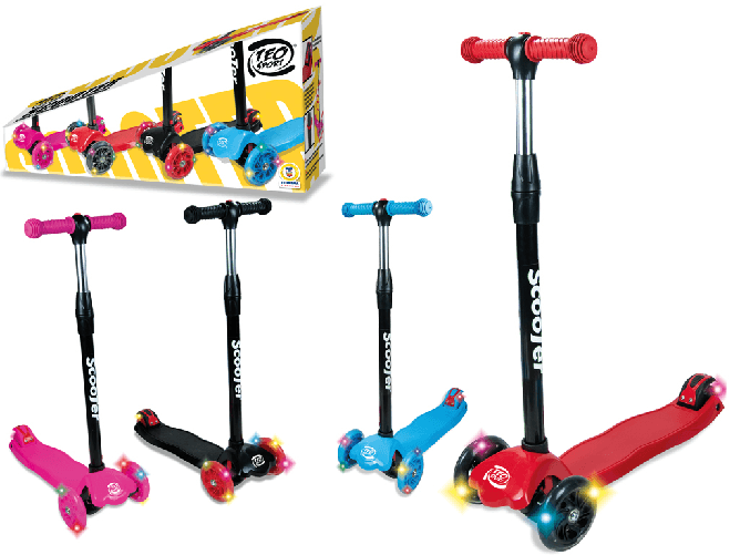 TEOREMA 52016 scooter Bambini Kickbike Colori assortiti