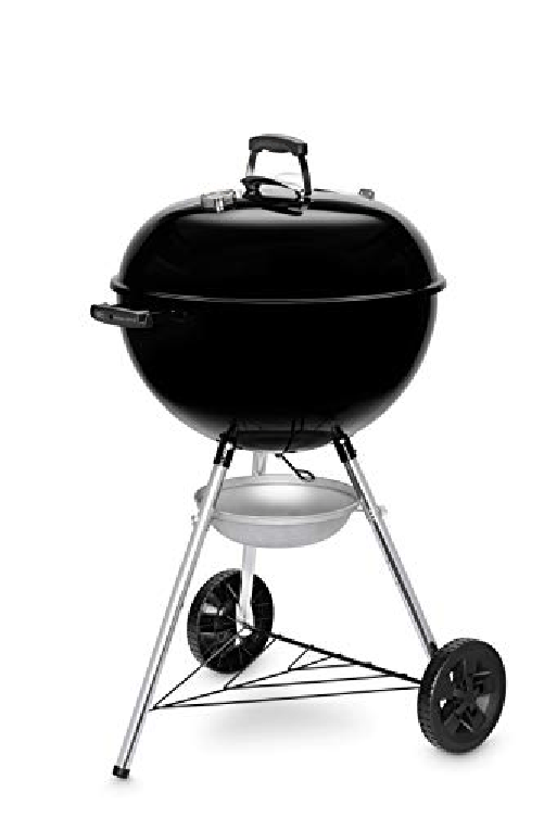 Weber E-5710 Barbecue a Carbone Original Kettle Antracite con Carrello Nero-Argento Weber Original Kettle E-5710 - Barbecue a Carbone 57 cm