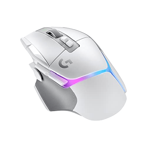 Logitech G G502 X PLUS - Mouse Gaming Wireless Bianco con RGB e Sensore HERO 25K Logitech G G502 X Plus mouse Gaming Mano destra RF Wireless Ottico 25