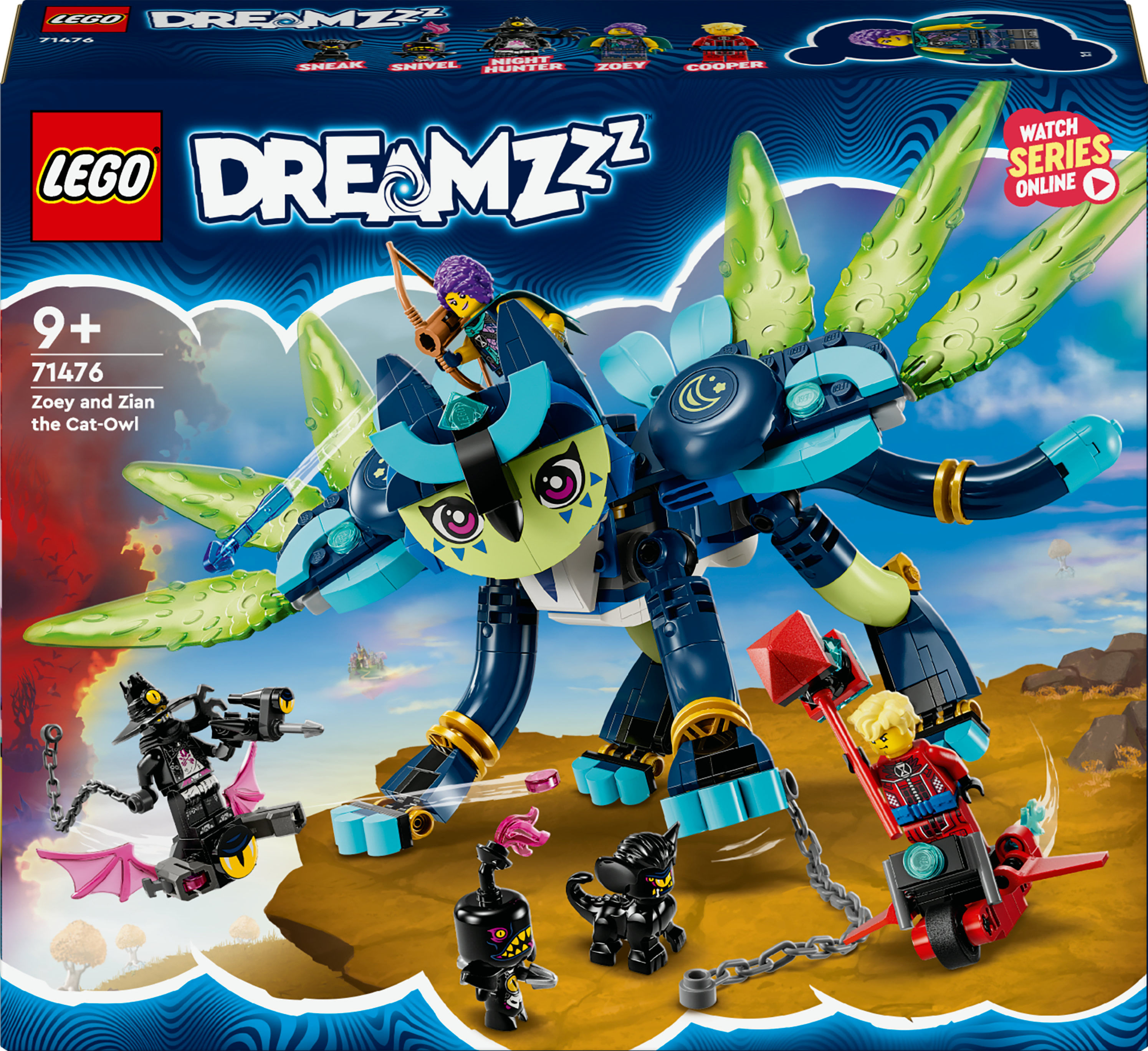 LEGO DREAMZzz 2 in 1: Zoey e Zian, il Gatto-Gufo LEGO Zoey e Zian, il gatto-gufo