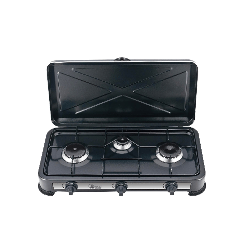 Ardes ODINO 3 Nero Superficie piana 59.5 cm Gas 3 Fornello(i)