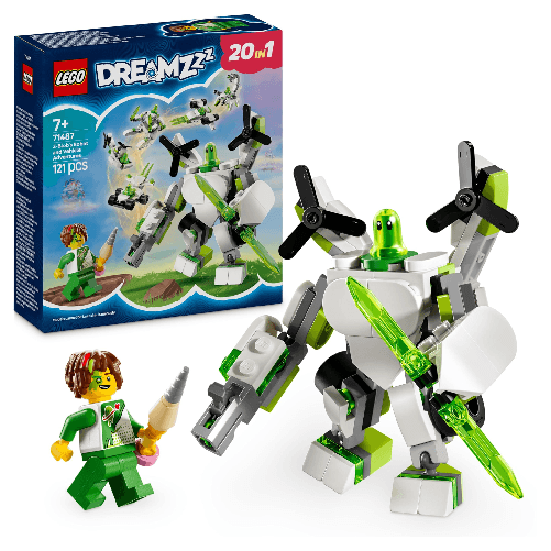 LEGO Set Avventure Robot e Veicolo di Z-blob 20 in 1 Modellino Creativo LEGO 71487 Dre nn